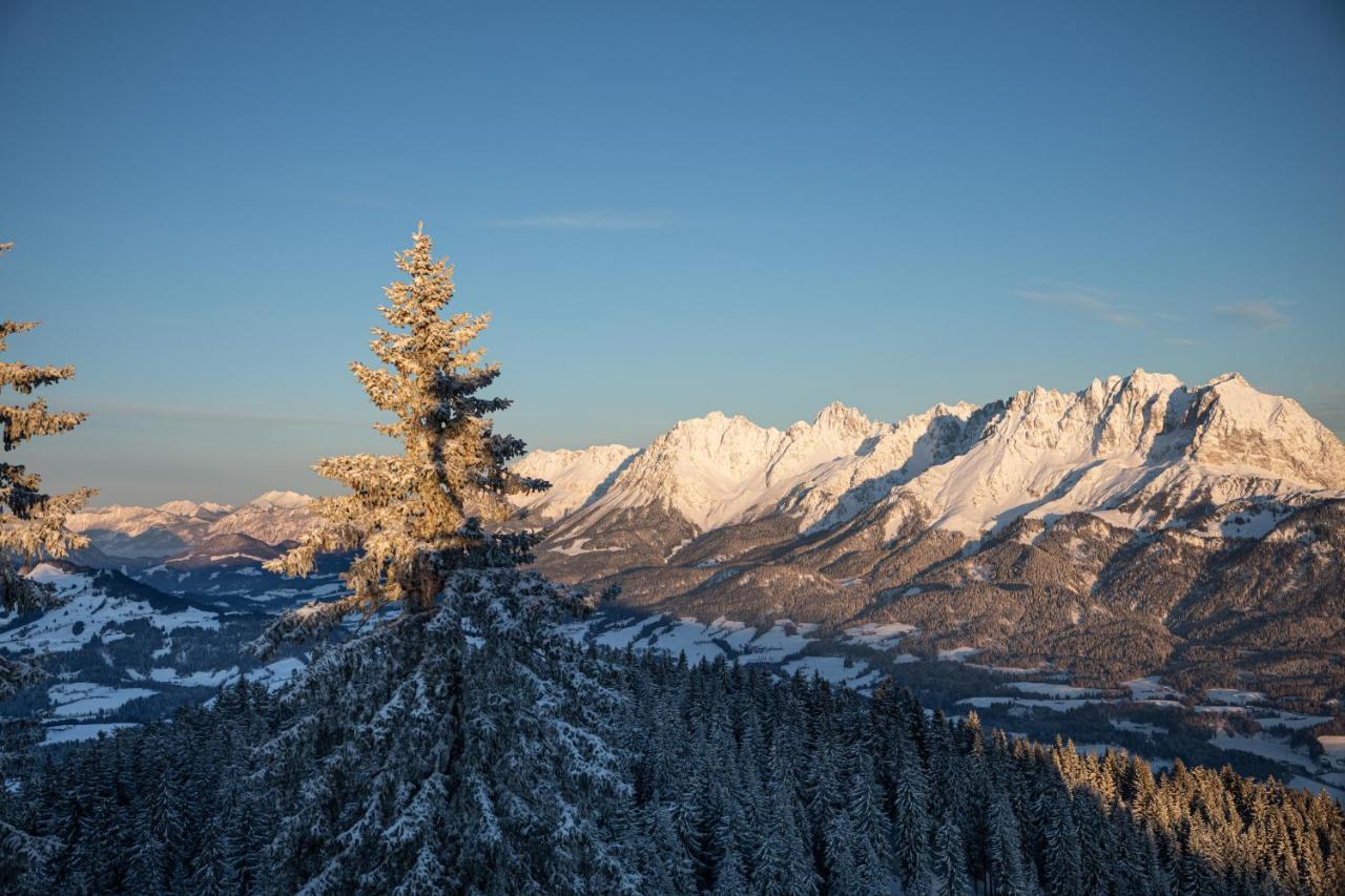 Das Stefan - Ferienwohnungen In Den Kitzbueheler Alpen Oberndorf in Tirol Luaran gambar